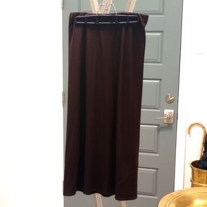 BCBG Maxazria dark brown espresso pencil skirt, medium